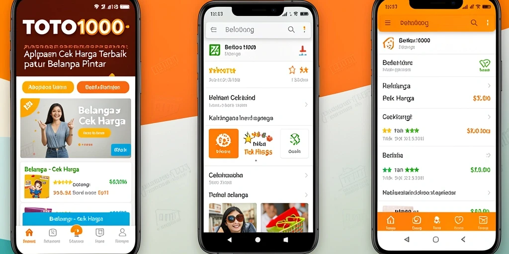 Tampilan antarmuka TOTO1000 yang sederhana dan informatif.