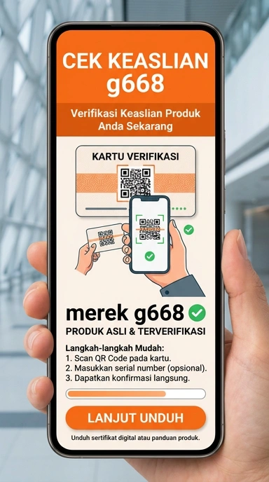 Tampilan kanal resmi g668